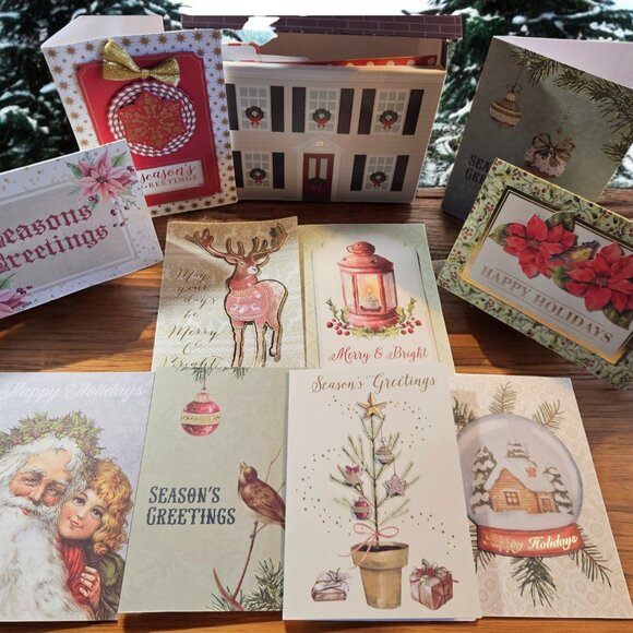 House of Christmas Cards - 40 Unique Designs - Hanukkah, Holiday, Santa, Christ - Picture 9 of 12